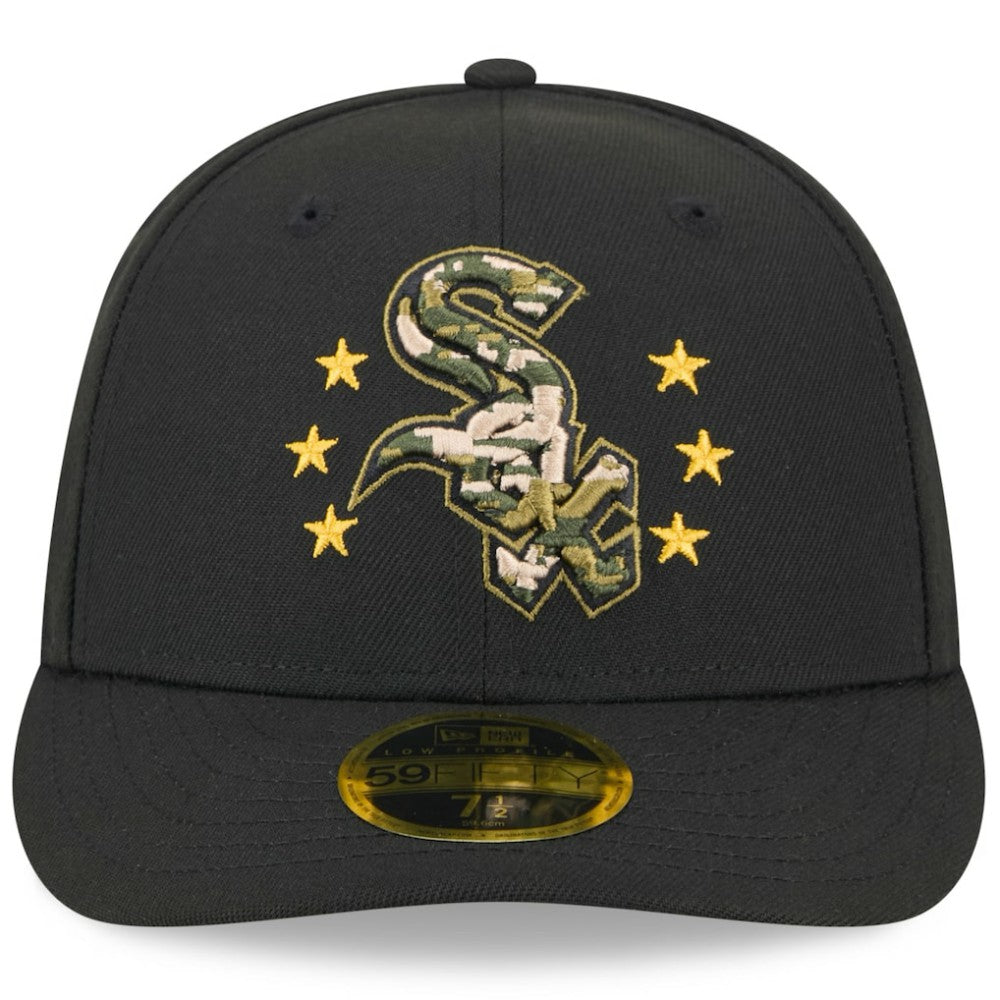 MLB Chicago White Sox New Era 2024 Armed Forces Day Low Profile 59FIFTY Fitted Hat