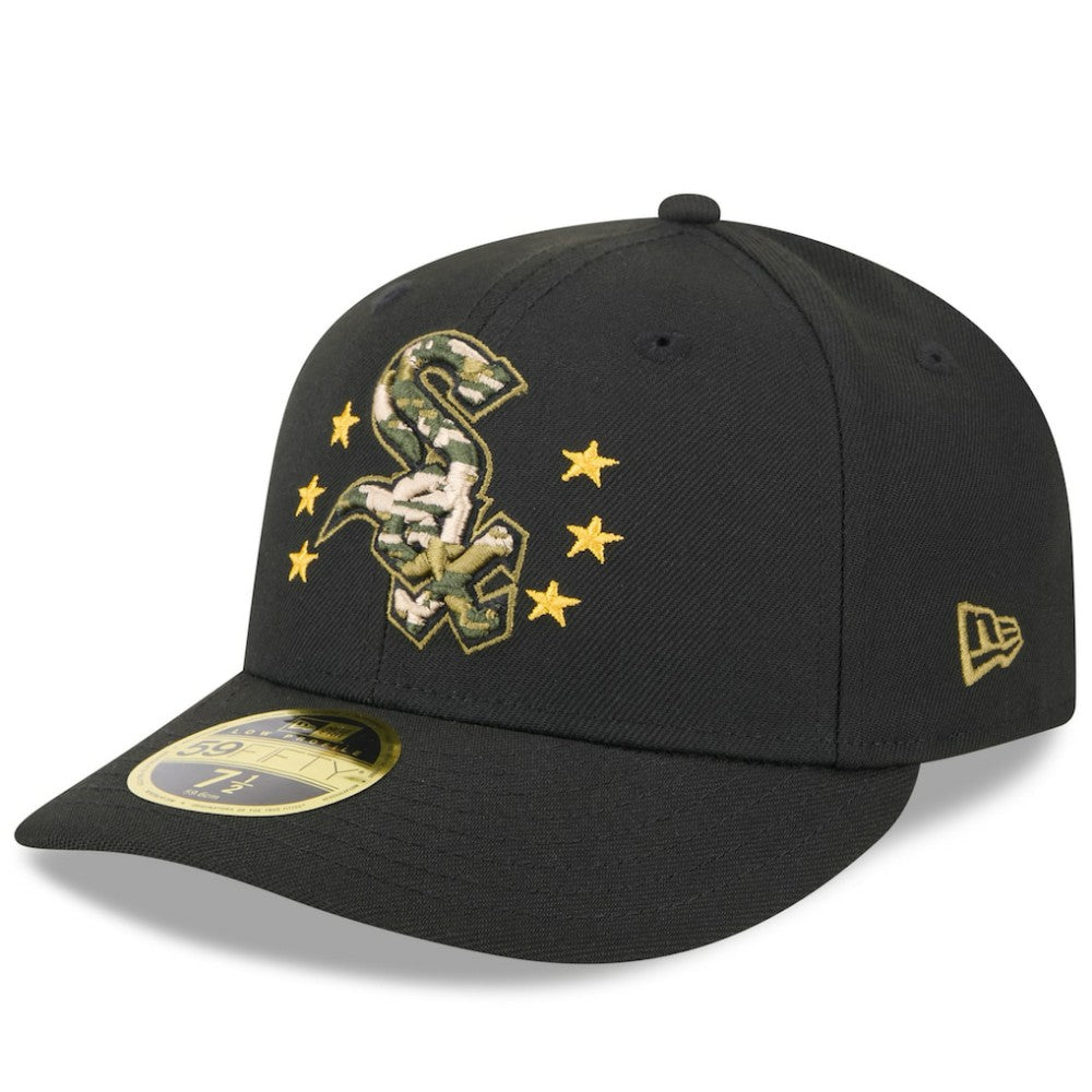 MLB Chicago White Sox New Era 2024 Armed Forces Day Low Profile 59FIFTY Fitted Hat
