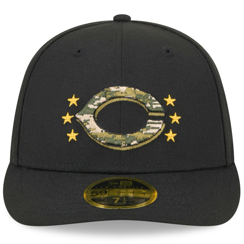 MLB Cincinnati Reds New Era 2024 Armed Forces Day Low Profile 59FIFTY Fitted Hat