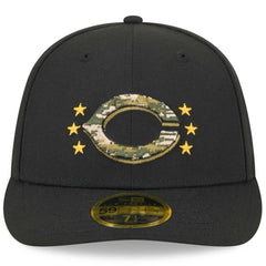 MLB Cincinnati Reds New Era 2024 Armed Forces Day Low Profile 59FIFTY Fitted Hat