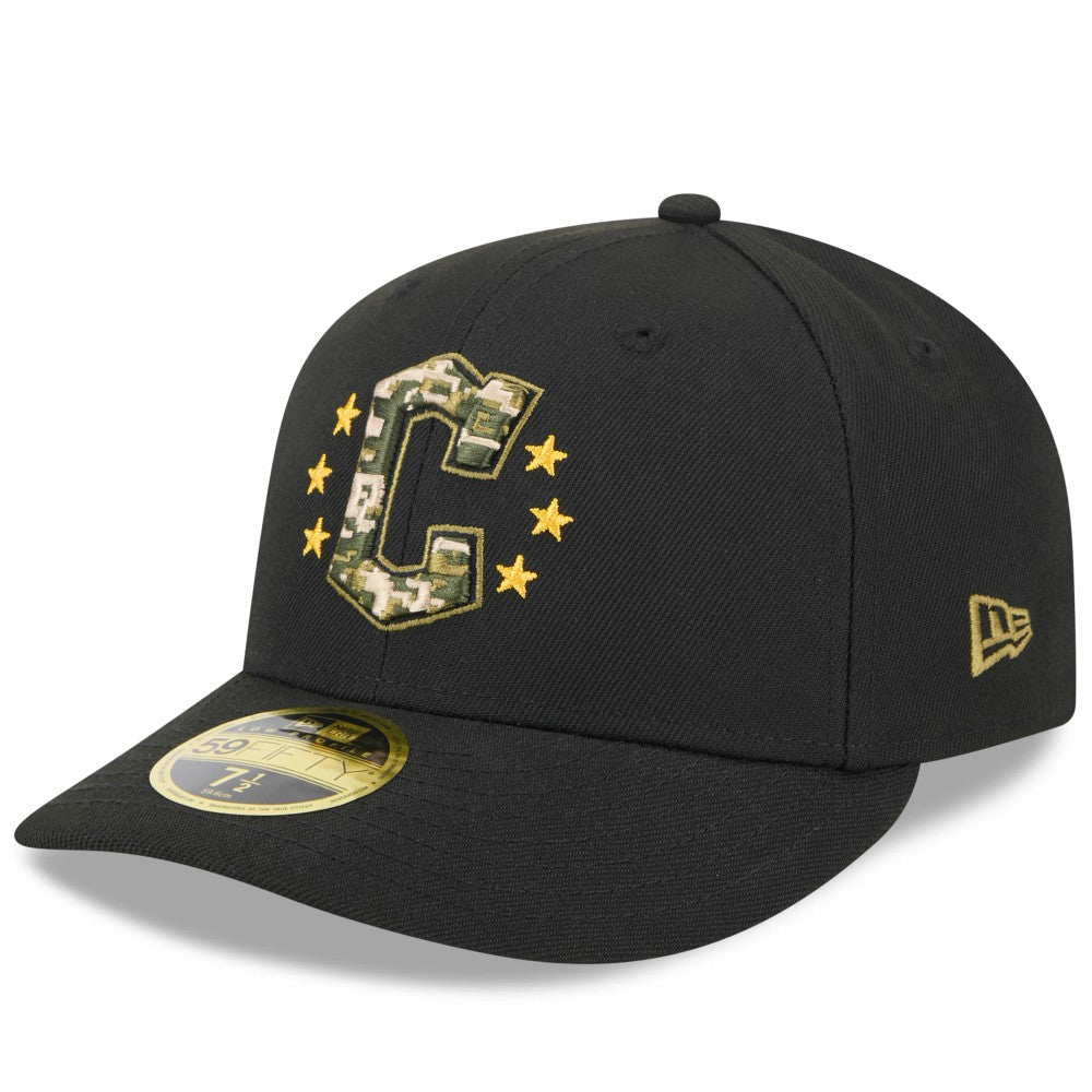 MLB Cleveland Guardians New Era 2024 Armed Forces Day Low Profile 59FIFTY Fitted Hat