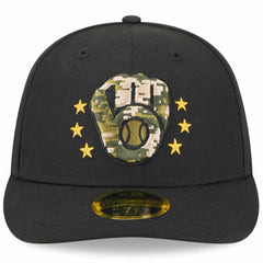 MLB Milwaukee Brewers New Era 2024 Armed Forces Day Low Profile 59FIFTY Fitted Hat