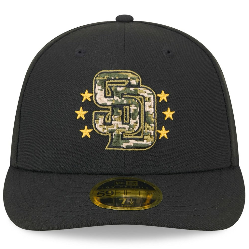 MLB San Diego Padres New Era 2024 Armed Forces Day Low Profile 59FIFTY Fitted Hat