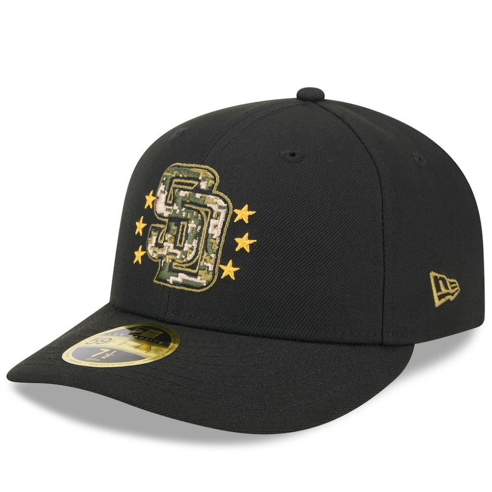 MLB San Diego Padres New Era 2024 Armed Forces Day Low Profile 59FIFTY Fitted Hat