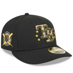 MLB Tampa Bay Rays New Era 2024 Armed Forces Day Low Profile 59FIFTY Fitted Hat