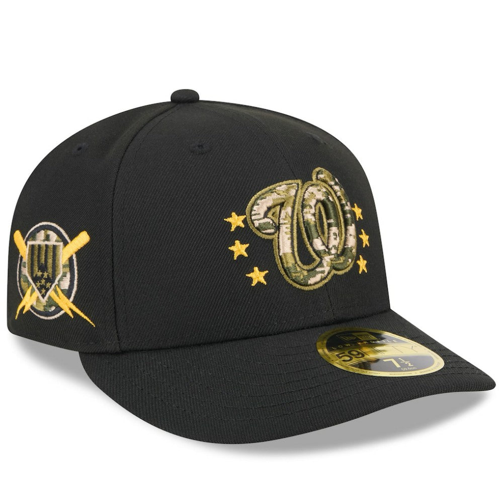 MLB Washington Nationals New Era 2024 Armed Forces Day Low Profile 59FIFTY Fitted Hat