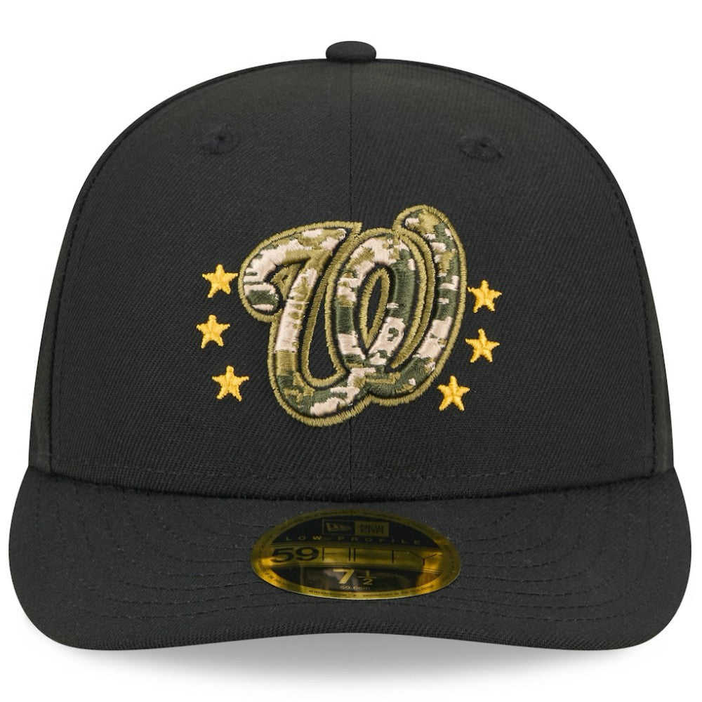 MLB Washington Nationals New Era 2024 Armed Forces Day Low Profile 59FIFTY Fitted Hat