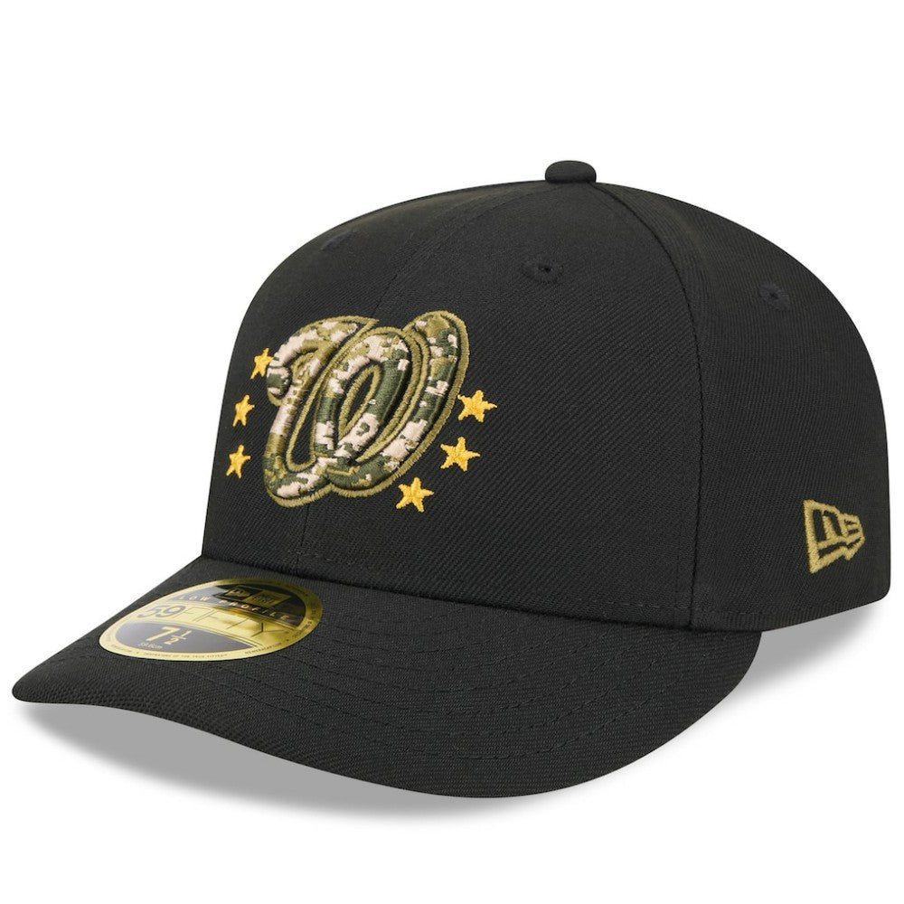 MLB Washington Nationals New Era 2024 Armed Forces Day Low Profile 59FIFTY Fitted Hat