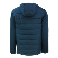 MLB Cleveland Guardians Cutter & Buck Evoke Hybrid Eco Softshell Recycled Full-Zip Hoodie