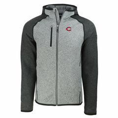 MLB Cincinnati Reds Cutter & Buck Mainsail Full-Zip Hooded Jacket