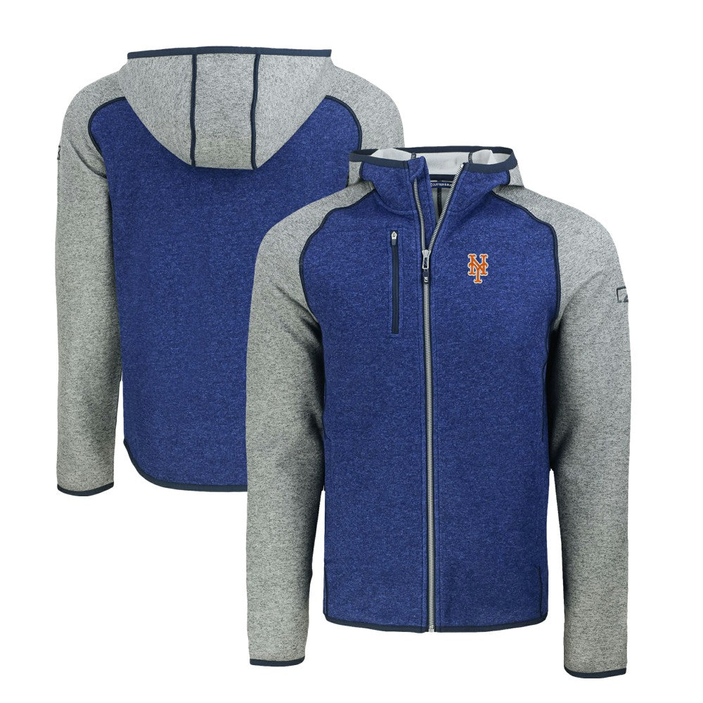 MLB New York Mets Cutter & Buck Mainsail Full-Zip Hooded Jacket