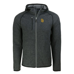 MLB San Diego Padres Cutter & Buck Mainsail Full-Zip Hooded Jacket