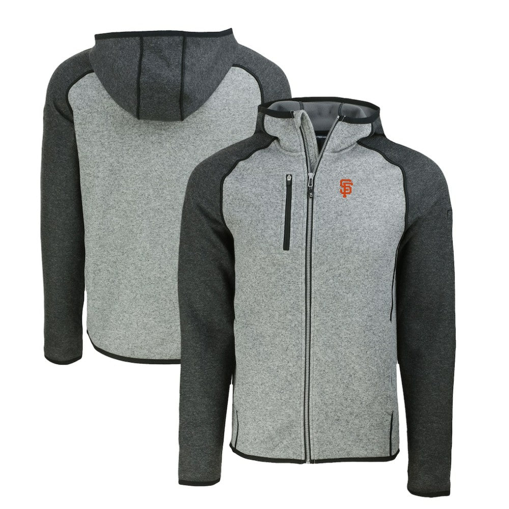 MLB San Francisco Giants Cutter & Buck Mainsail Full-Zip Hooded Jacket