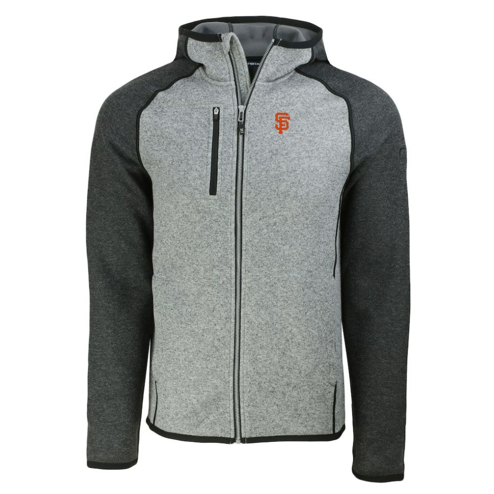 MLB San Francisco Giants Cutter & Buck Mainsail Full-Zip Hooded Jacket