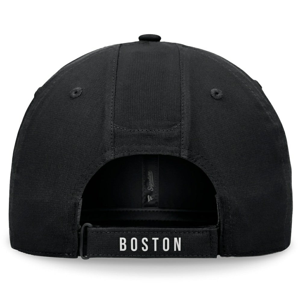 NHL Black Boston Bruins Fanatics Front Office Ripstop Adjustable Hat