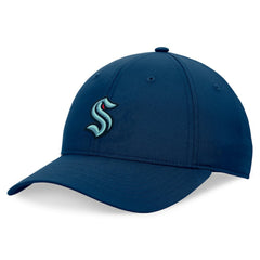 NHL Deep Sea Blue Seattle Kraken Fanatics Front Office Ripstop Adjustable Hat
