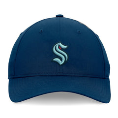NHL Deep Sea Blue Seattle Kraken Fanatics Front Office Ripstop Adjustable Hat