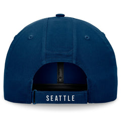 NHL Deep Sea Blue Seattle Kraken Fanatics Front Office Ripstop Adjustable Hat
