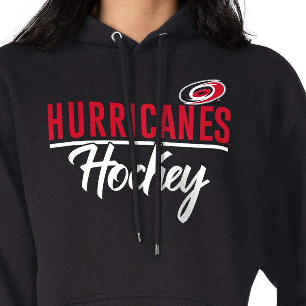 NHL Black Carolina Hurricanes G-III 4Her by Carl Banks Women's Team Sport Tri-Blend Fleece Hoodie