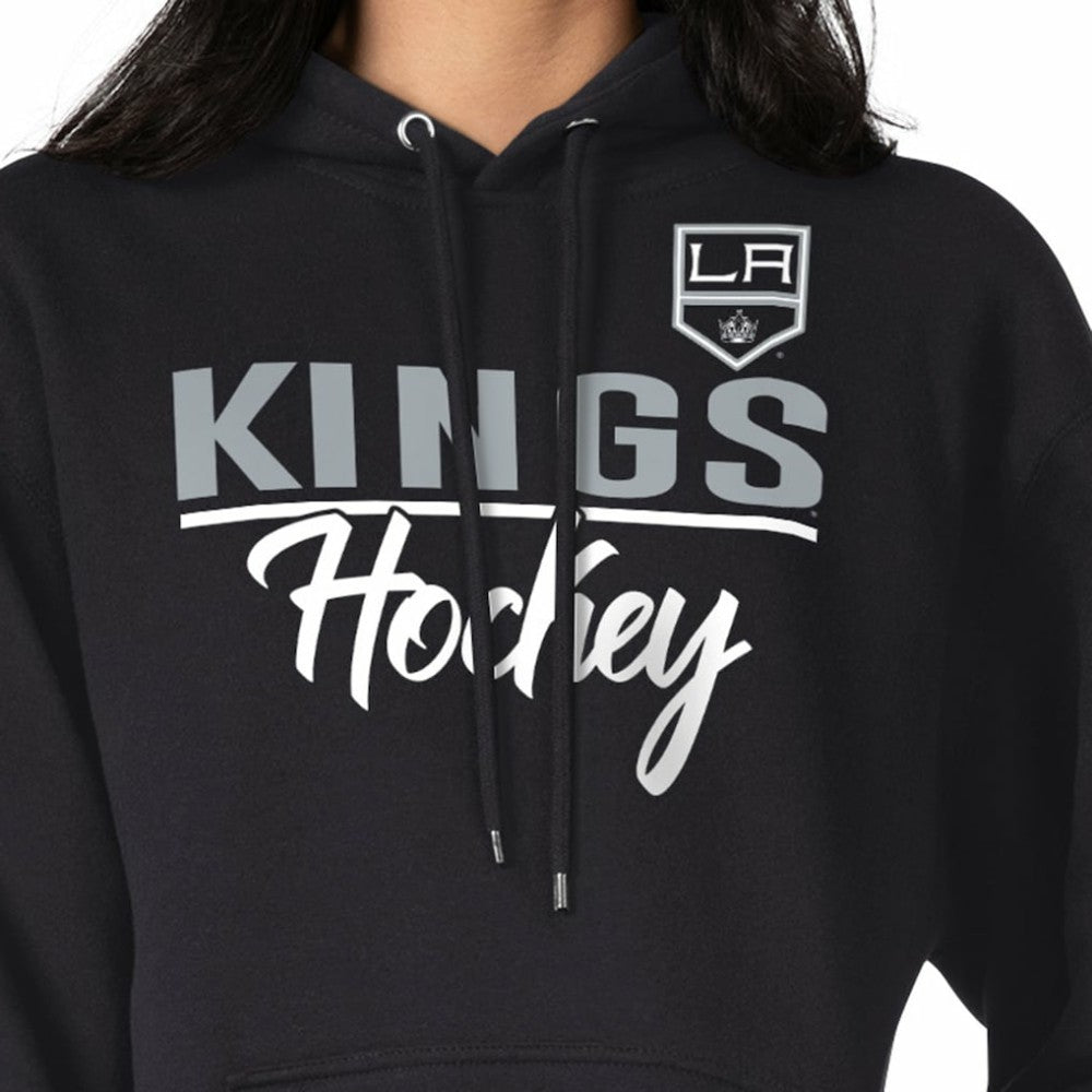 NHL Black Los Angeles Kings G-III 4Her by Carl Banks Women's Team Sport Tri-Blend Fleece Hoodie