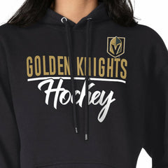 NHL Black Vegas Golden Knights G-III 4Her by Carl Banks Women's Team Sport Tri-Blend Fleece Hoodie