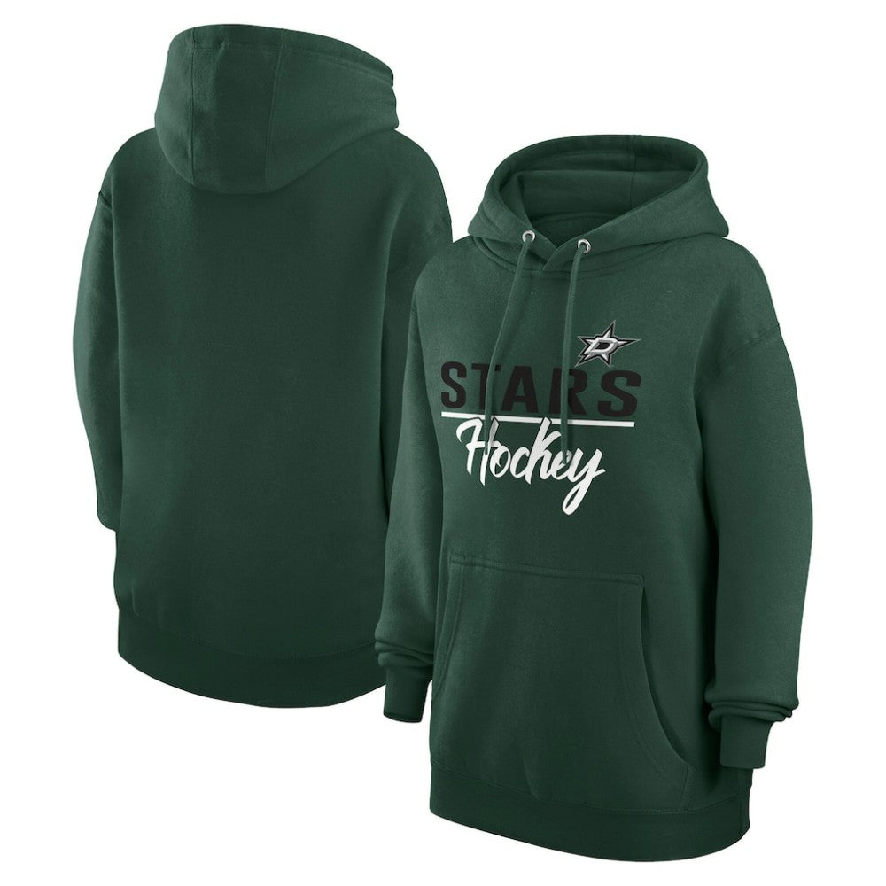 NHL Green Dallas Stars G-III 4Her by Carl Banks Women's Team Sport Tri-Blend Fleece Hoodie