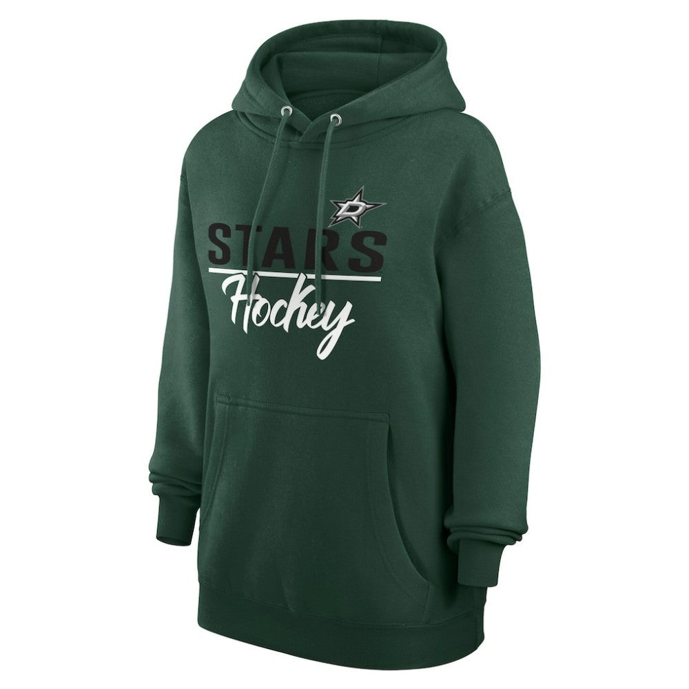 NHL Green Dallas Stars G-III 4Her by Carl Banks Women's Team Sport Tri-Blend Fleece Hoodie