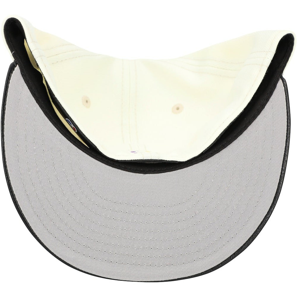 NBA Los Angeles Lakers Faux Leather Visor Two-Tone 59FIFTY Fitted Hat