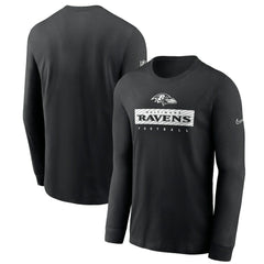 Sideline Dri-FIT Long Sleeve T-Shirt - Baltimore Ravens