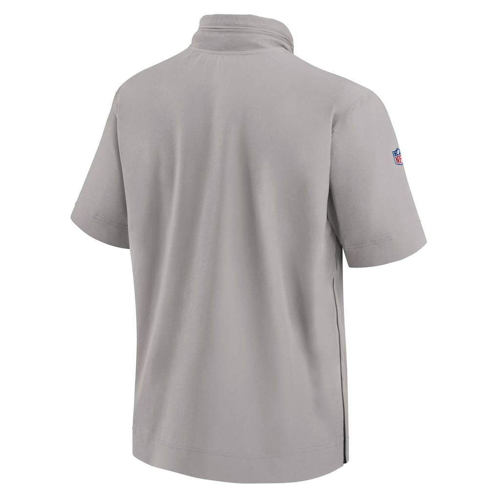 2024 Sideline Coach Short Sleeve Half-Zip Hoodie Jacket - Miami Dolphins