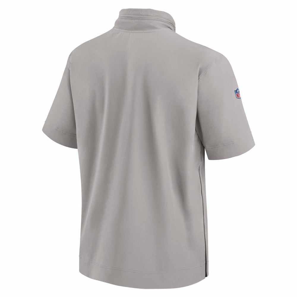 2024 Sideline Coach Short Sleeve Half-Zip Hoodie Jacket - Miami Dolphins
