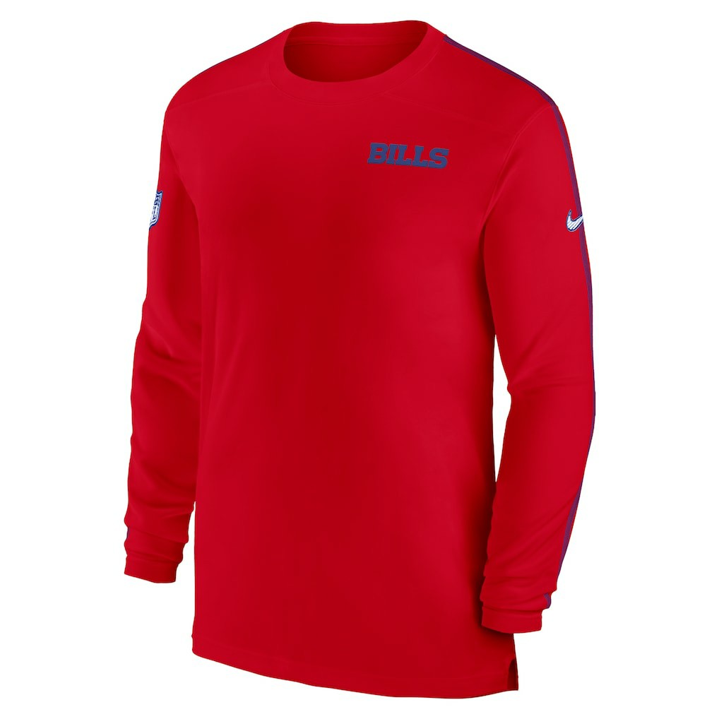 Sideline Coach UV Performance Long Sleeve T-Shirt - Buffalo Bills