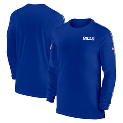 Sideline Coach UV Performance Long Sleeve T-Shirt - Buffalo Bills