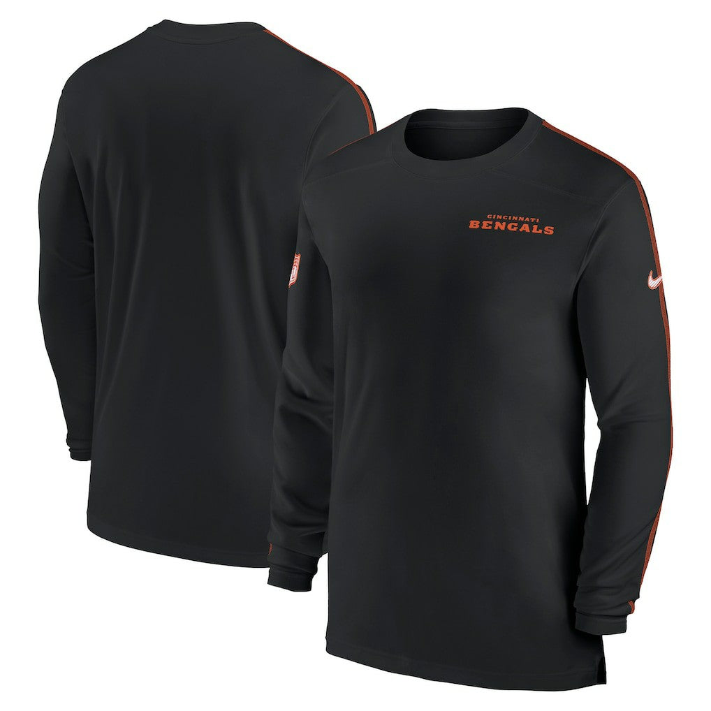 Sideline Coach UV Performance Long Sleeve T-Shirt - Cincinnati Bengals