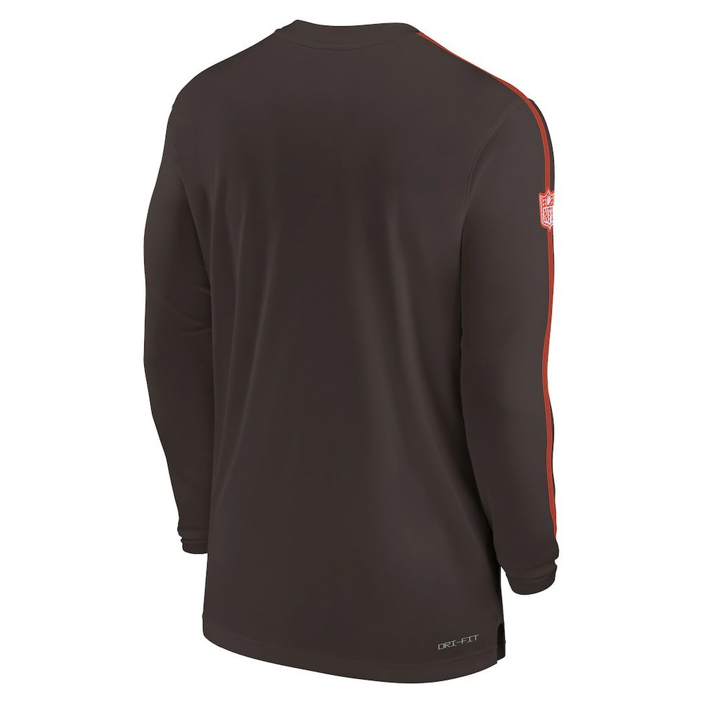 Sideline Coach UV Performance Long Sleeve T-Shirt - Cleveland Browns