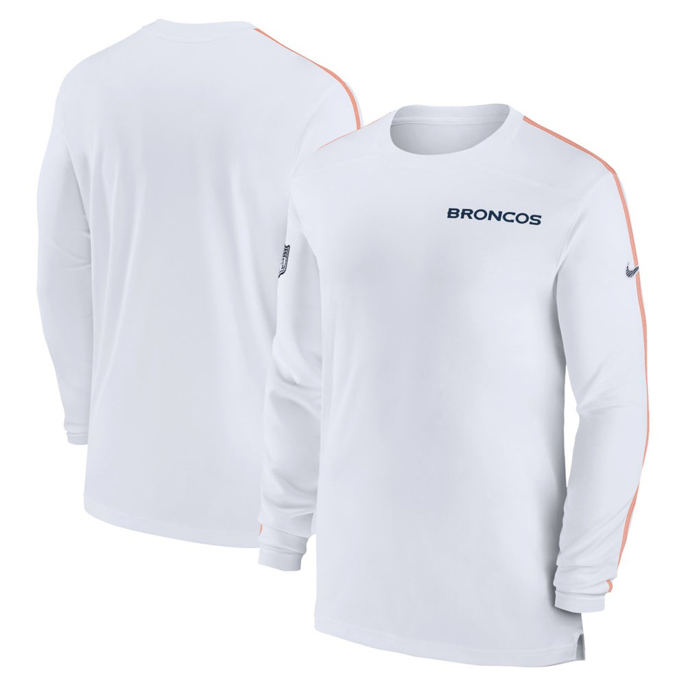 Sideline Coach UV Performance Long Sleeve T-Shirt - Denver Broncos