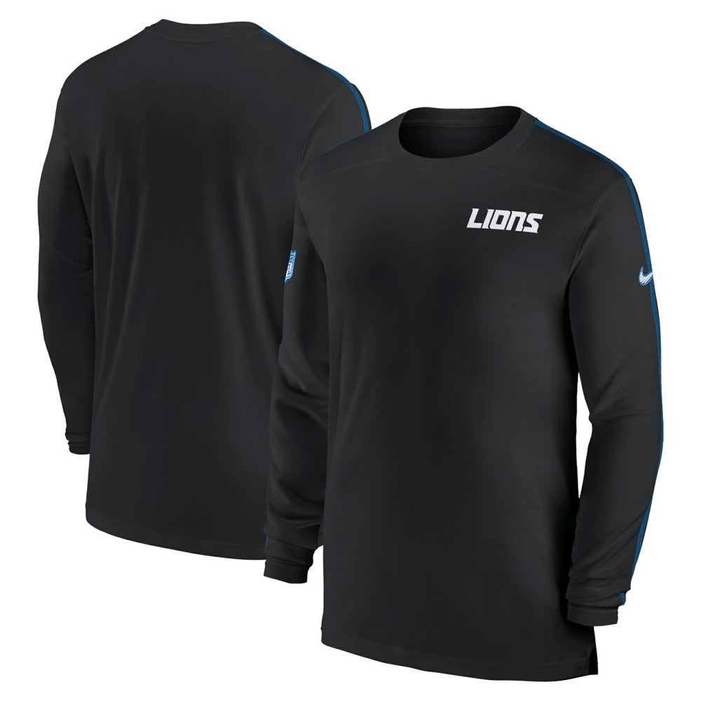 Sideline Coach UV Performance Long Sleeve T-Shirt - Detroit Lions