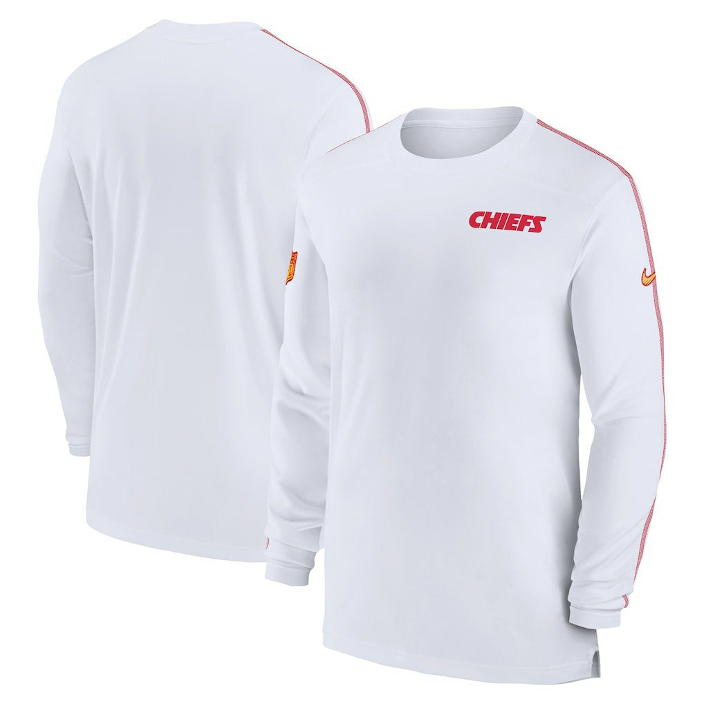 Sideline Coach UV Performance Long Sleeve T-Shirt - Kansas City Chiefs