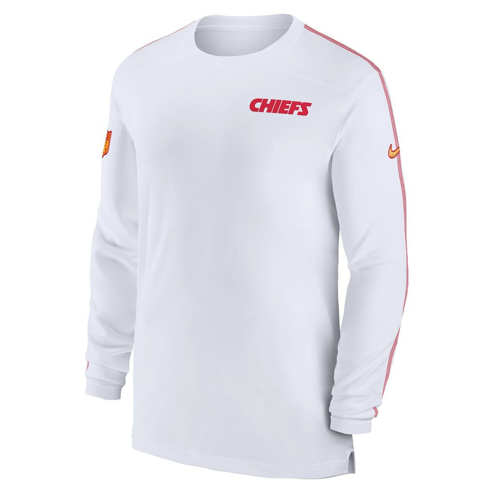 Sideline Coach UV Performance Long Sleeve T-Shirt - Kansas City Chiefs