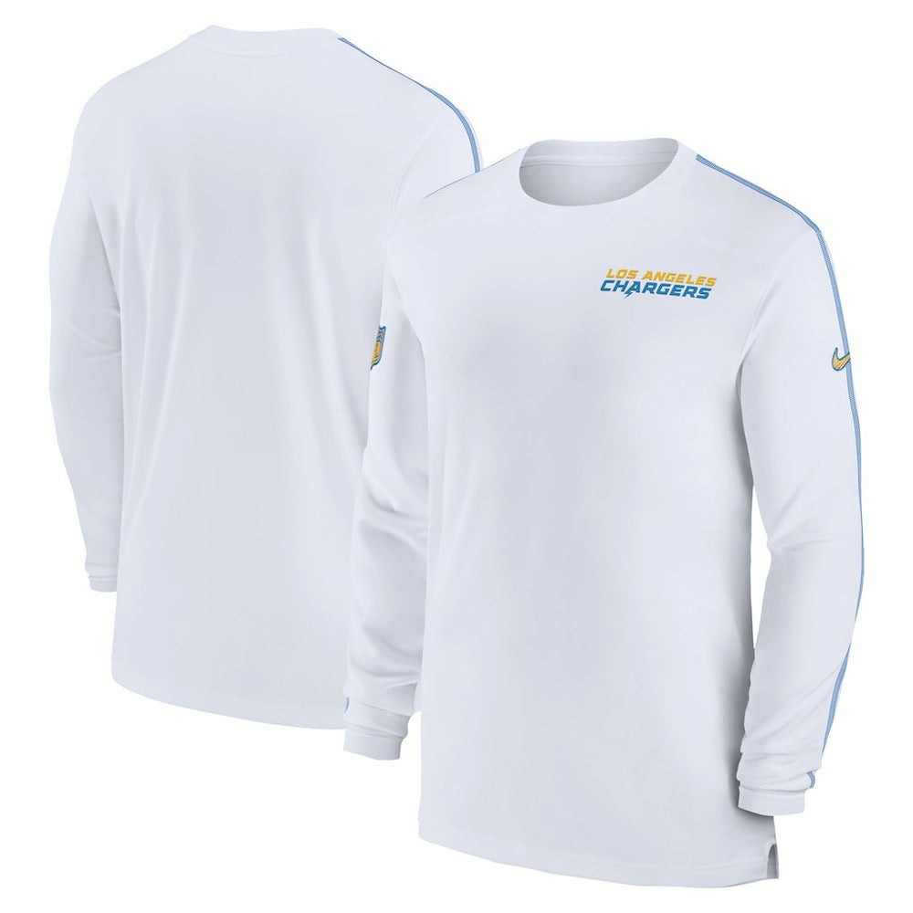 Sideline Coach UV Performance Long Sleeve T-Shirt - Los Angeles Chargers