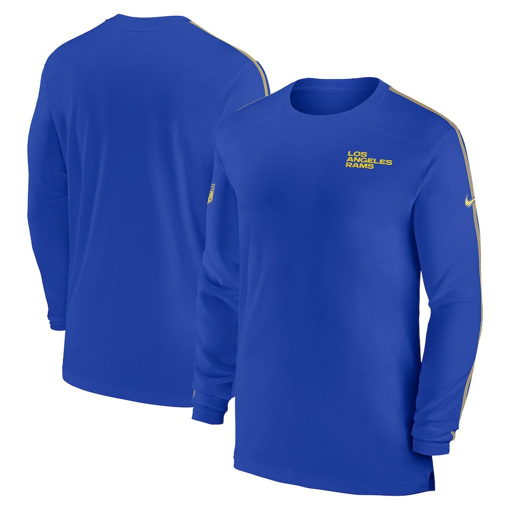 Sideline Coach UV Performance Long Sleeve T-Shirt - Los Angeles Rams