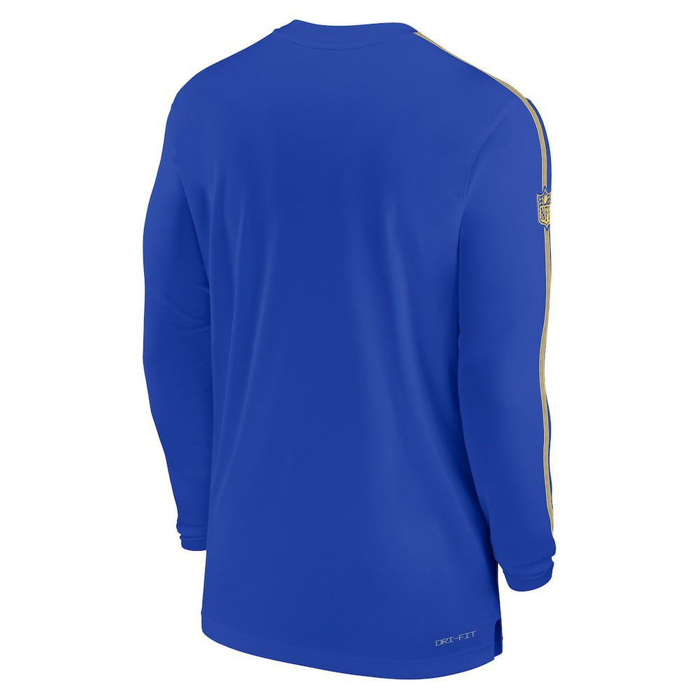 Sideline Coach UV Performance Long Sleeve T-Shirt - Los Angeles Rams