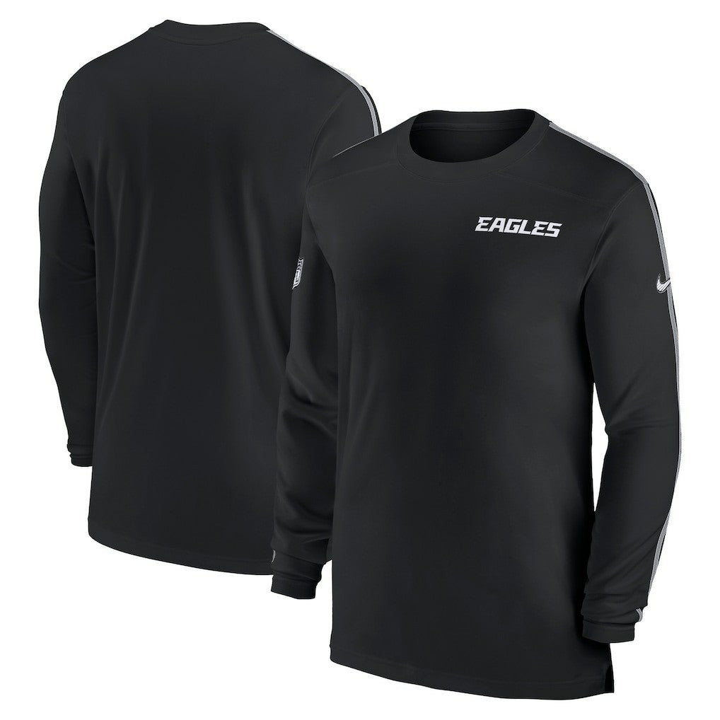 Sideline Coach UV Performance Long Sleeve T-Shirt - Philadelphia Eagles