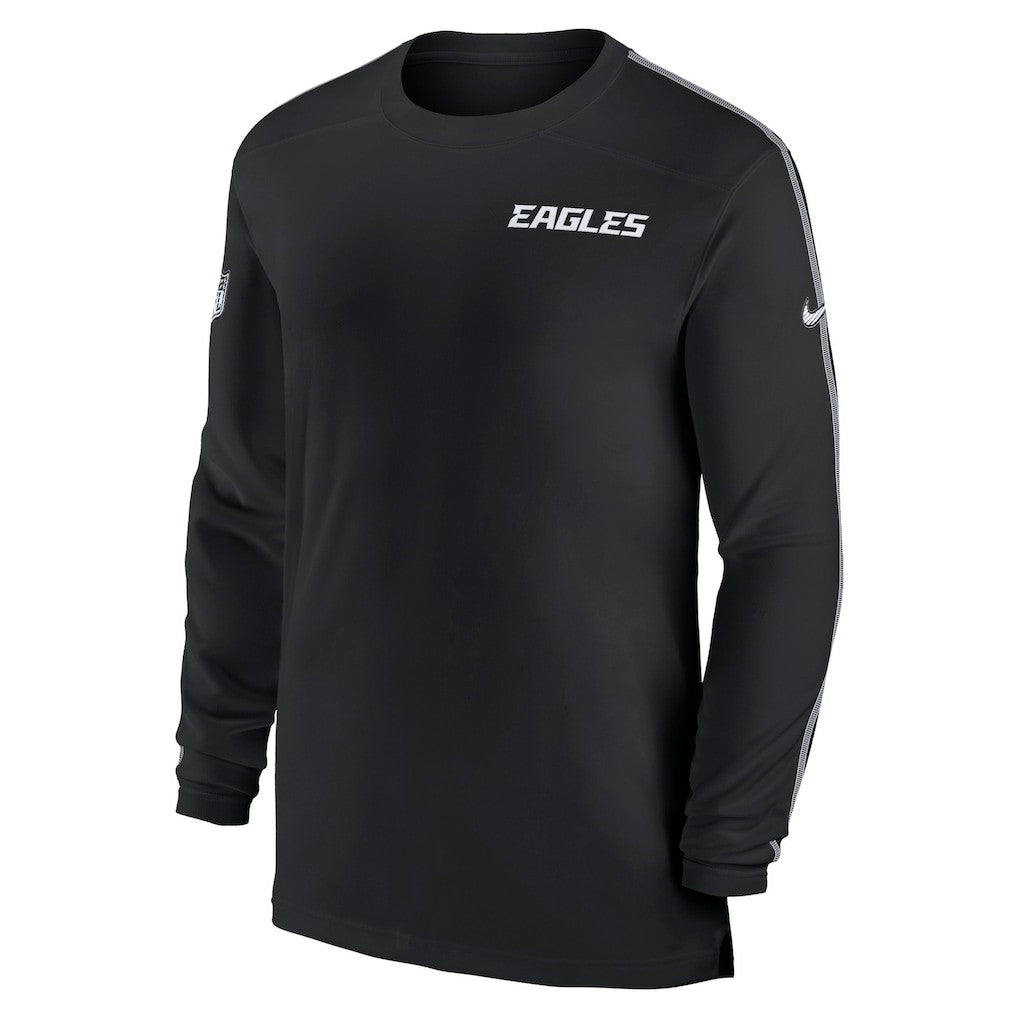 Sideline Coach UV Performance Long Sleeve T-Shirt - Philadelphia Eagles