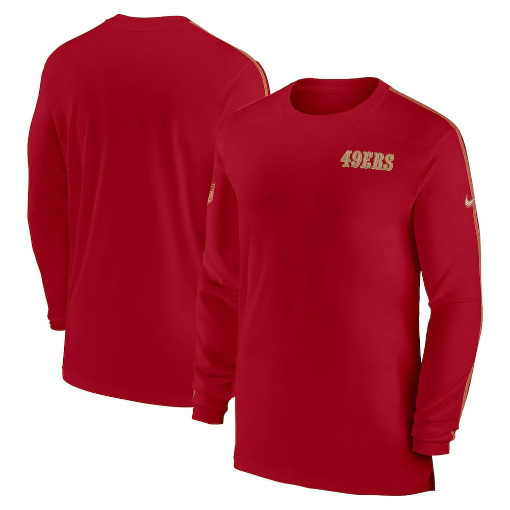 Sideline Coach UV Performance Long Sleeve T-Shirt - San Francisco 49ers