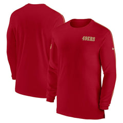 Sideline Coach UV Performance Long Sleeve T-Shirt - San Francisco 49ers