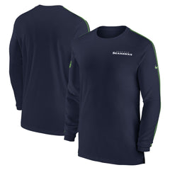 Sideline Coach UV Performance Long Sleeve T-Shirt - Seattle Seahawks