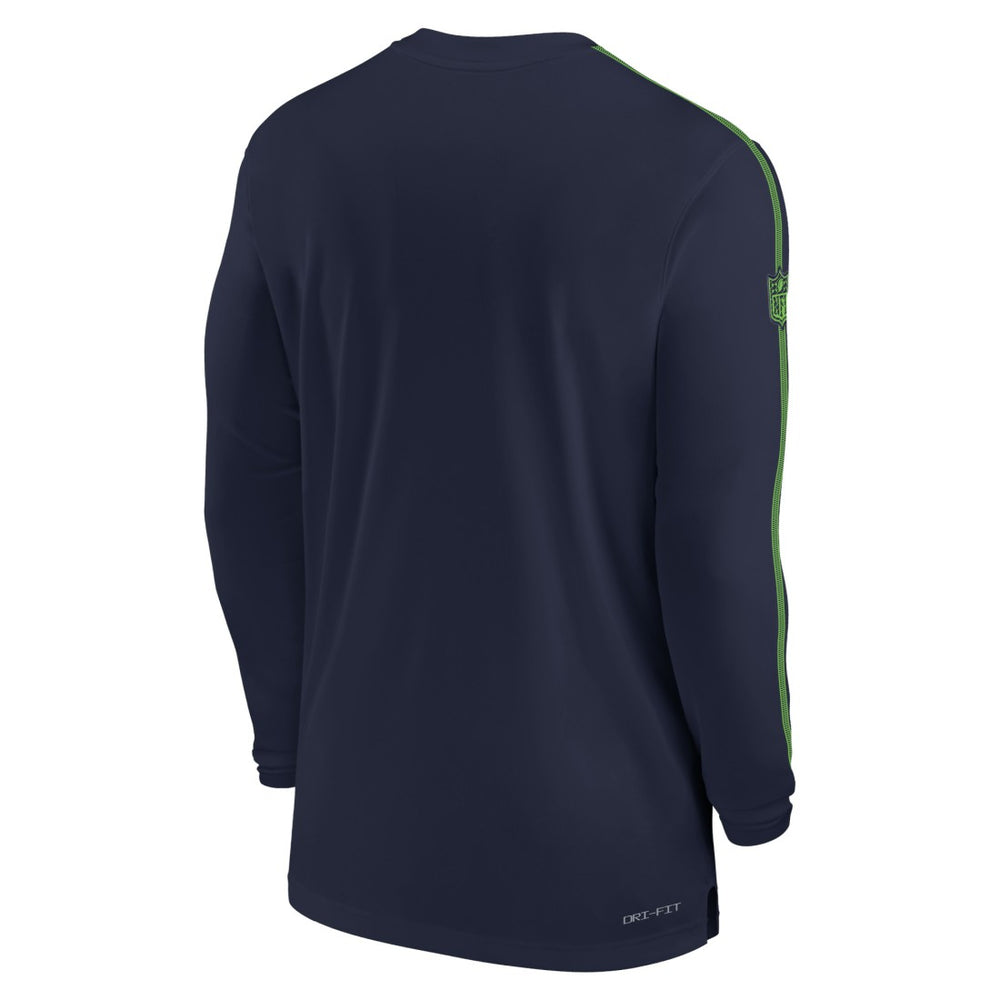 Sideline Coach UV Performance Long Sleeve T-Shirt - Seattle Seahawks