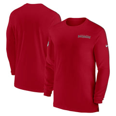 Sideline Coach UV Performance Long Sleeve T-Shirt - Tampa Bay Buccaneers