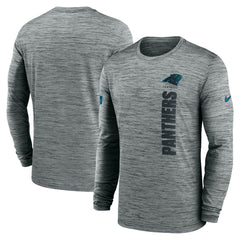 Sideline Velocity Dri-FIT Long Sleeve T-Shirt - Carolina Panthers